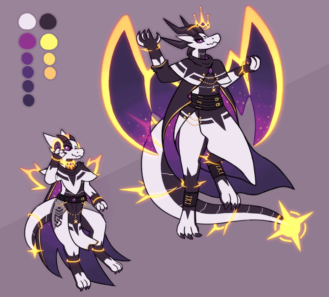 A reference sheet for Sirius design made by Riley